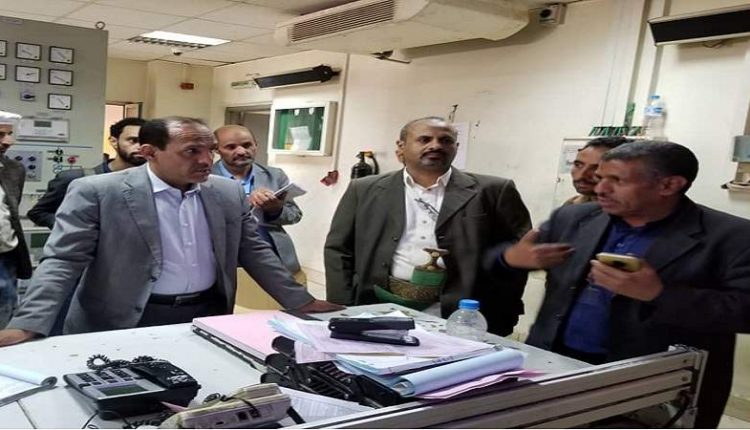 وزير الكهرباء يتفقد العمل بمحطات توليد الطاقة الكهربائية بأمانة العاصمة صنعاء